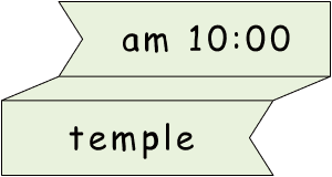 am 10:00 temple